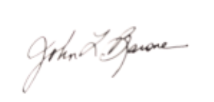 signature of Dr. John L. Barone, Sr., Ed.D.