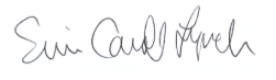 signature of Erin Carroll