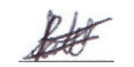 signature of Shameema Patel